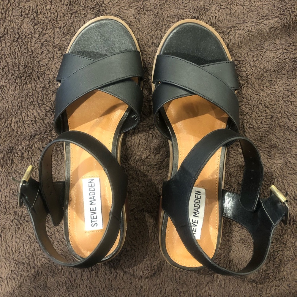 Black Steve Madden Sandals